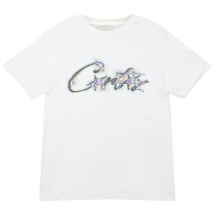 Corteiz-Allstarz-Sparkle-T-Shirt-White