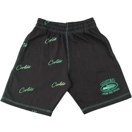 Corteiz-Division-20-Shorts-in-GreenBlack
